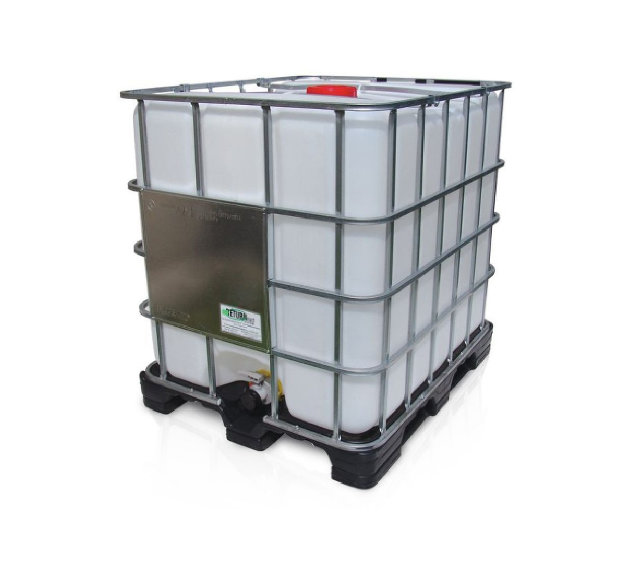 IBC kontejner 1000 l - Bílý - Obrázek 3