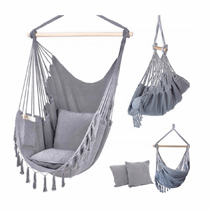 Houpací sítě a křesla